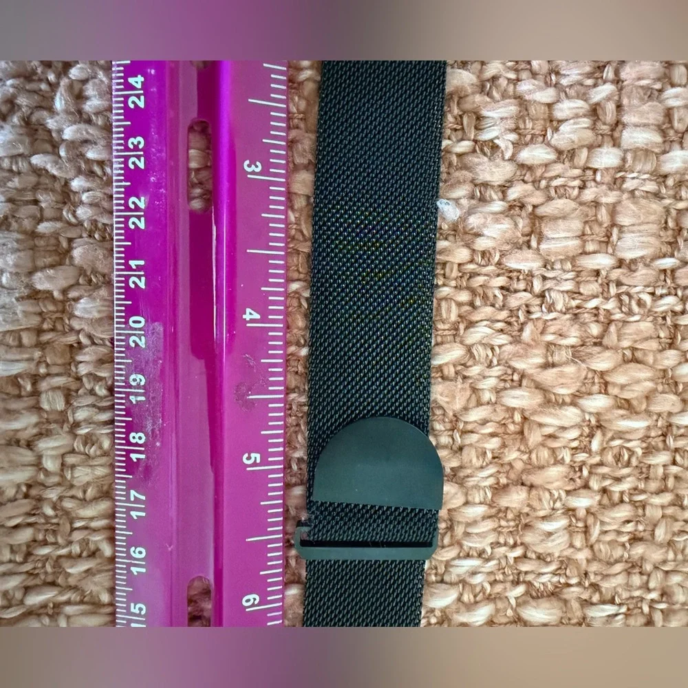 Stainless Steel Black Mesh Loop for Apple Watch